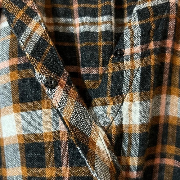 Madewell | Plaid Gauze Double-Tie Wrap Top Blouse Size M - Picture 9 of 15